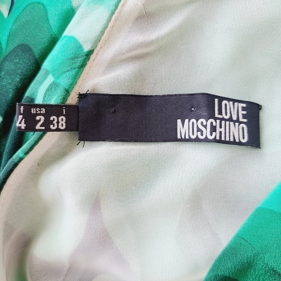 Moschino Silk Clover Dress - Picture 9 of 12
